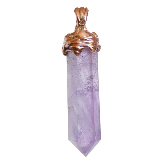 18K Gold Amethyst Talisman