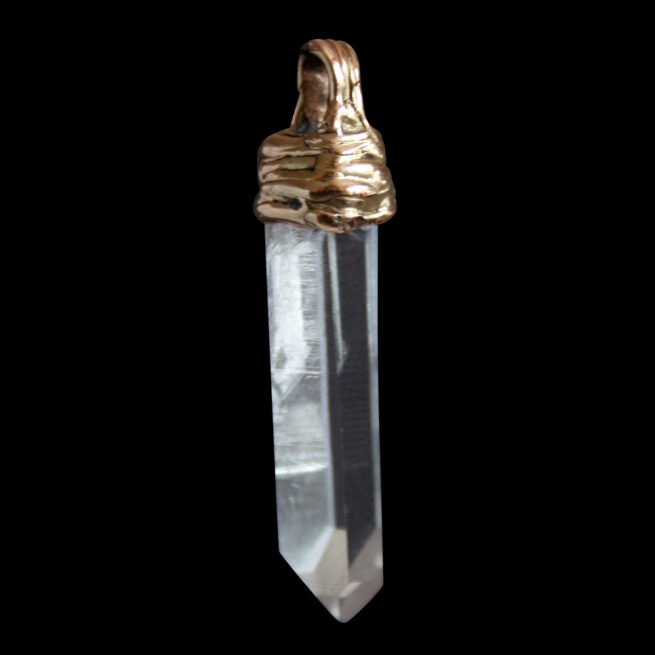 18K Gold Crystal Necklace - Image 2