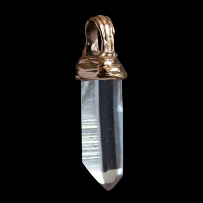 18K Gold Crystal Talisman - Image 2