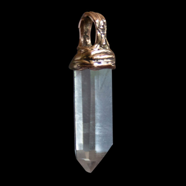 18K Gold Crystal Talisman - Image 3