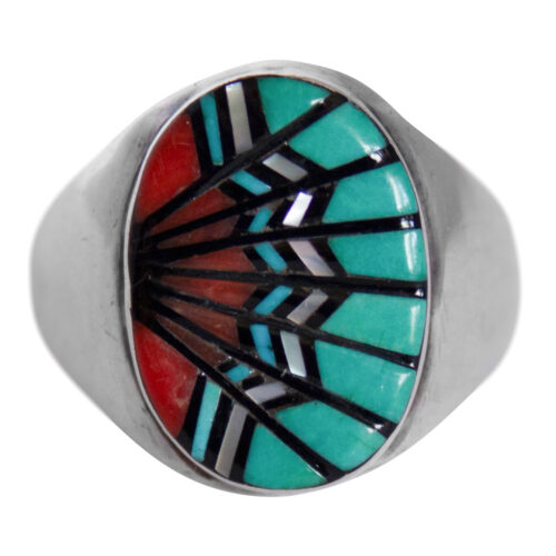 Angelina Laahty Zuni Inlay Ring