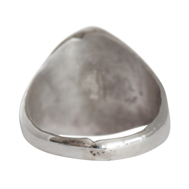 Black Oval Signet Ring - Image 4