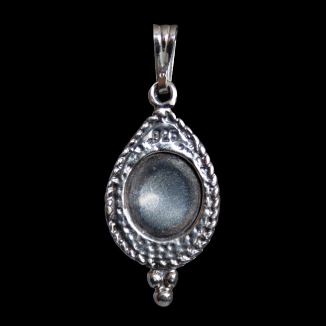Blue Opal Teardrop Pendant - Image 4