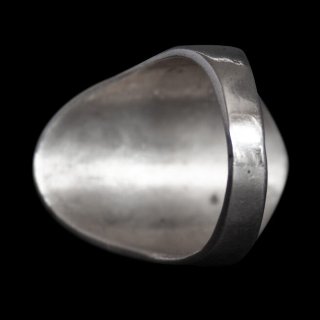 Blue White Zuni Signet Ring - Image 4
