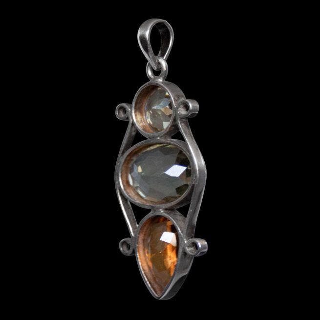 Citrine Prasiolite Beryl Pendant - Image 3