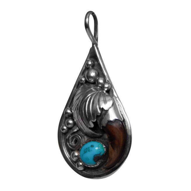 Daniel Etsitty Bear Claw Pendant - Image 3