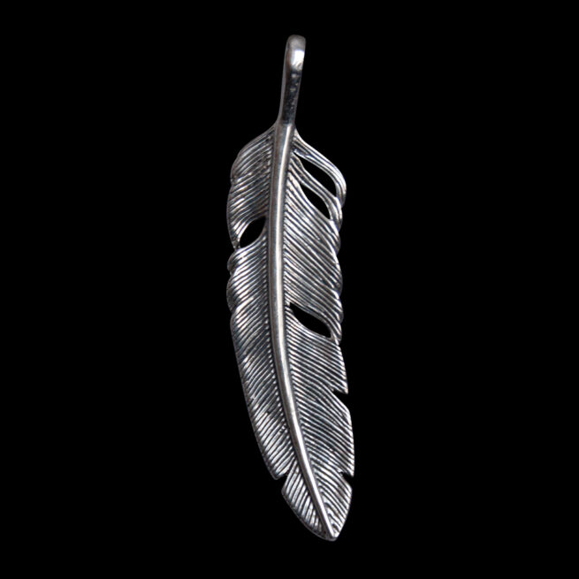 Pendentif Argent Plume d'Aigle – Image 4