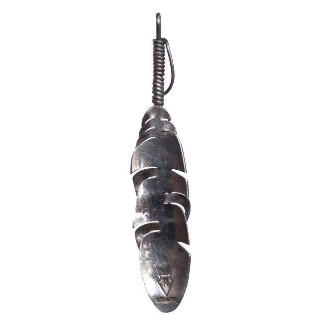 Pendentif Ernest Rangel Plume Argent – Image 4