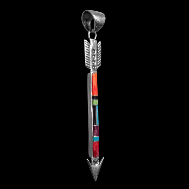 Eugene Chee Multicolour Arrow Pendant - Image 2