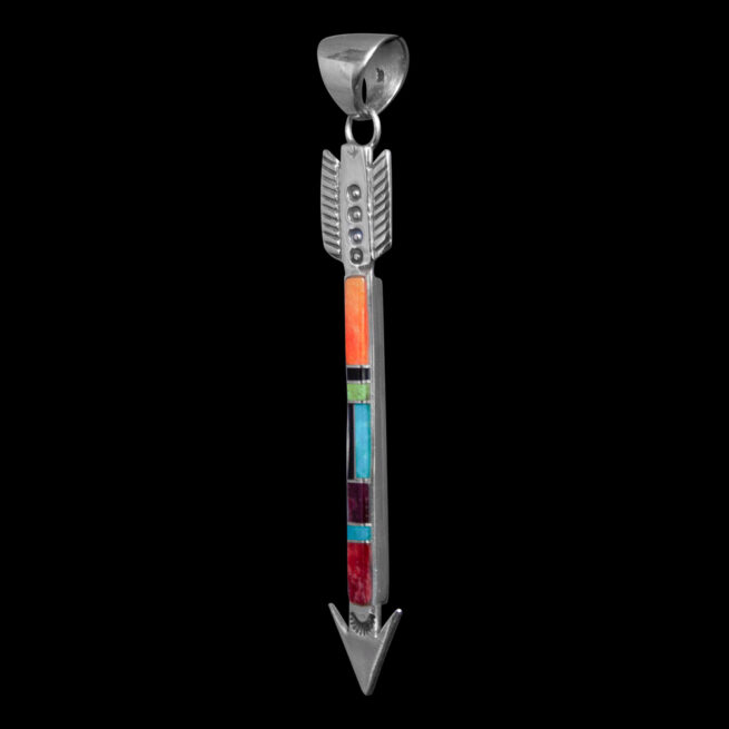 Eugene Chee Multicolour Arrow Pendant - Image 3