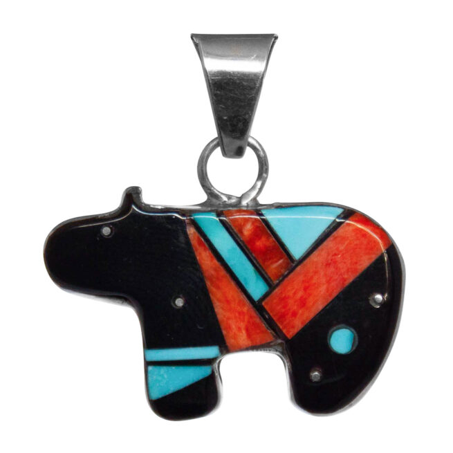 Germaine Tso Black Bear Pendant