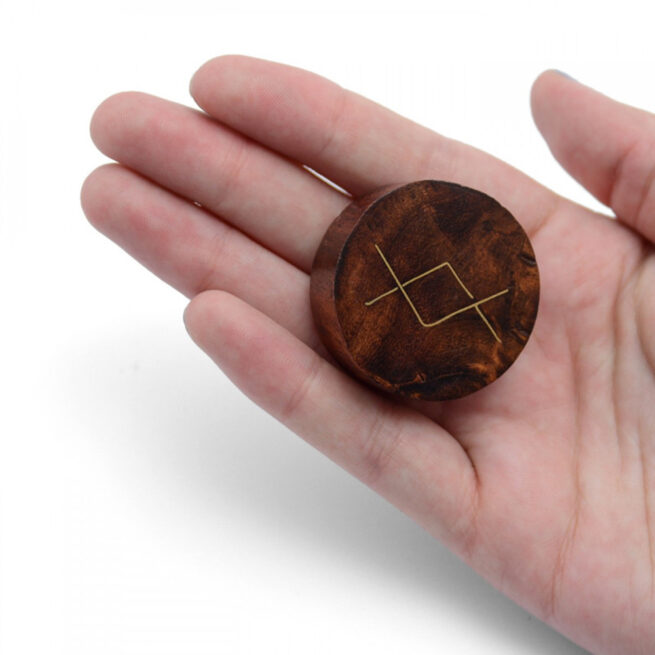 Hand-Carved Wooden Runes - Image 2