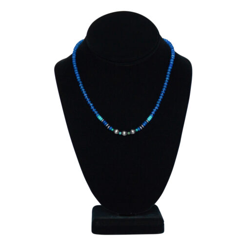 Lapis Turquoise Silver Necklace