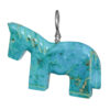 Native American Turquoise Horse Pendant - Image 3