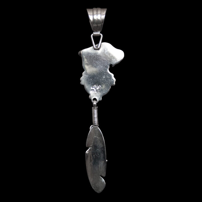 Pendentif Navajo Bison Turquoise – Image 4
