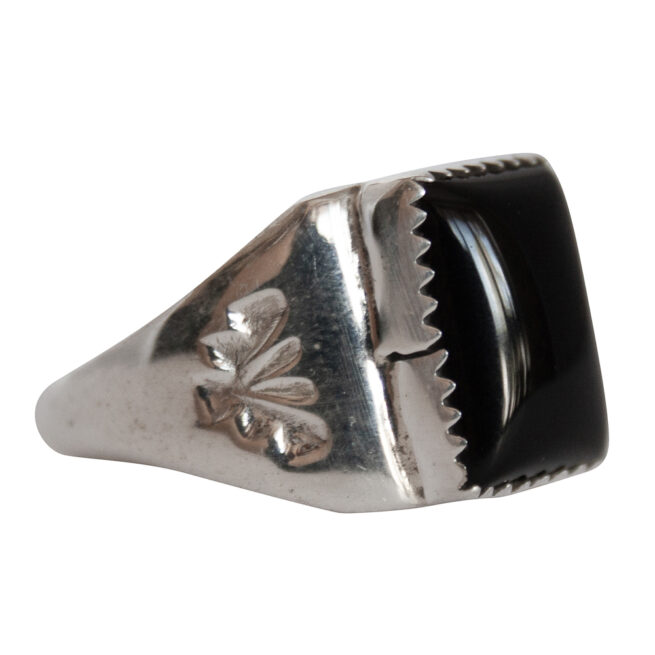 Rectangular Jet Ring - Image 2