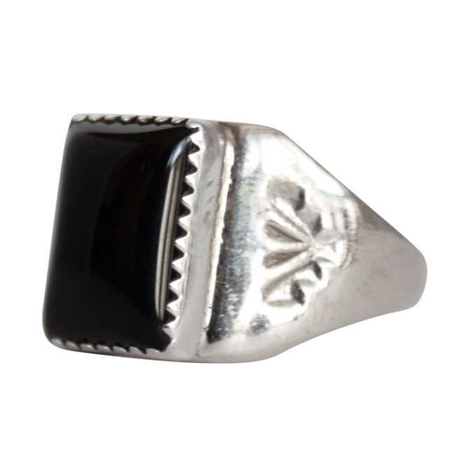 Rectangular Jet Ring - Image 3