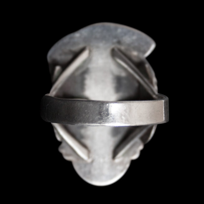 Silver Bezel Turquoise Ring - Image 4