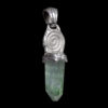 Silver Spiral Fluorite Pendant - Image 2