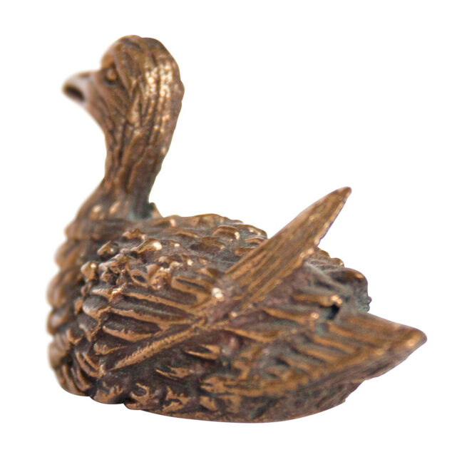 Small Brass Duck Statue - Image 4