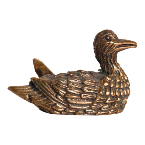 Small Brass Duck Statue