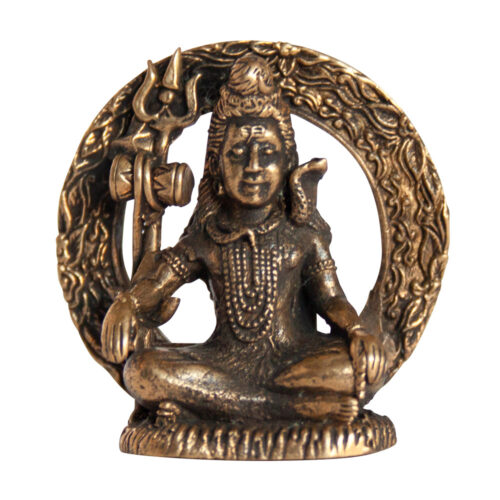 Small Brass Shiva Statue
