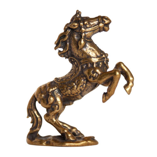 Small Rearing Horse Statue