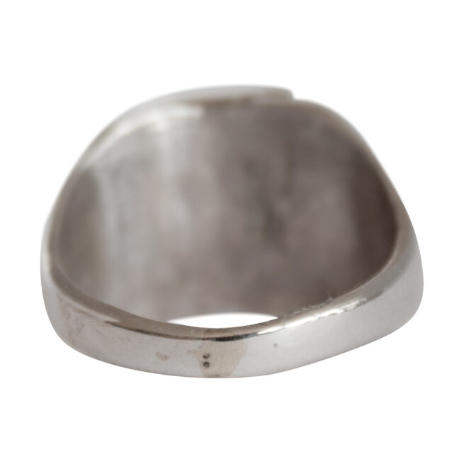 Sunrise Motif Rectangular Black Ring - Image 4