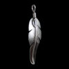 Tapered Silver Feather Pendant - Image 2