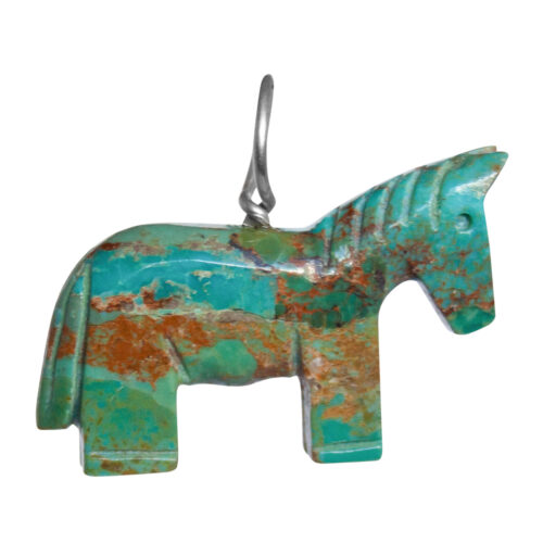 Turquoise Horse Spirit Animal Pendant