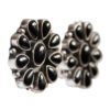 Black Jet Navajo Clip-On Earrings - Image 2