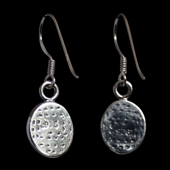 Small White Opal Hook Earrings – Image 4