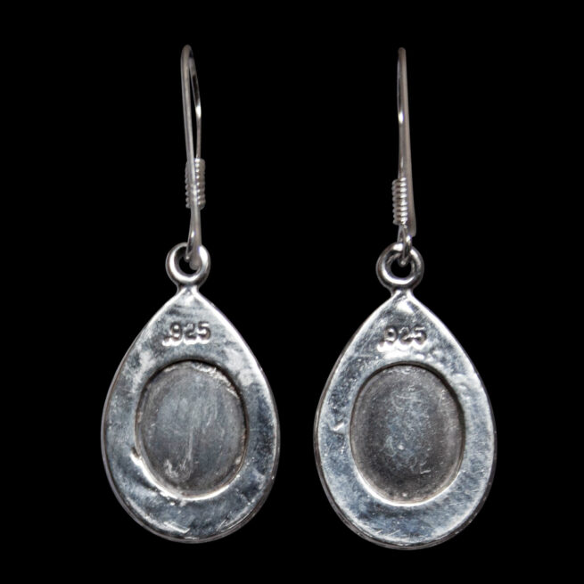 White Opal Zuni Earrings - Image 4