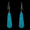 Zuni Turquoise Slab Earrings - Image 4