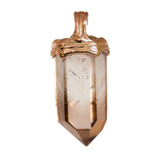 Pendentif Pointe Citrine Or 18 Carats – Image 4
