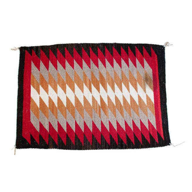 1950s Storm Design Navajo Weaving – Image 2