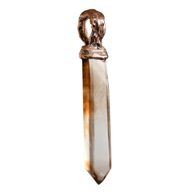 Pendentif Citrine Pierre de Lune Or 9 Carats – Image 6