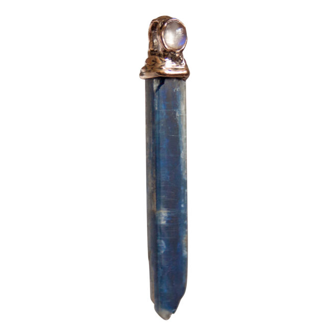 Pendentif Kyanite Pierre de Lune Or 9 Carats – Image 4