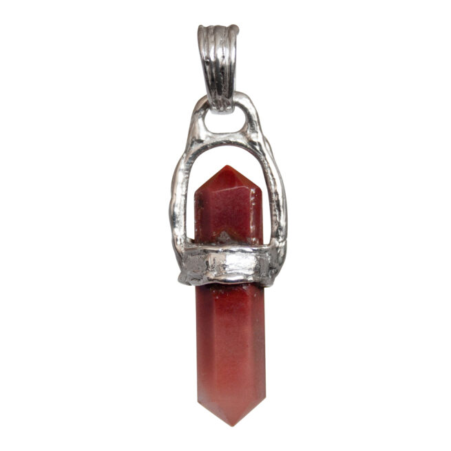 Double-Terminated Carnelian Pendant - Image 3