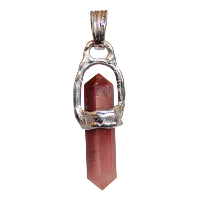 Double-Terminated Carnelian Pendant