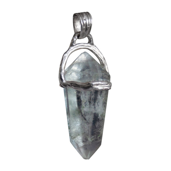 Double-Terminated Green Fluorite Pendant – Image 4