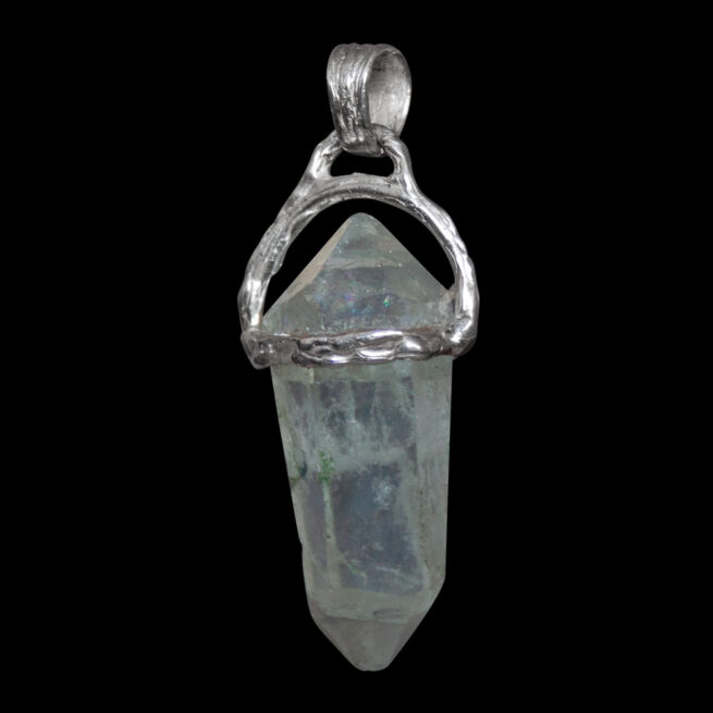 Double-Terminated Green Fluorite Pendant – Image 2