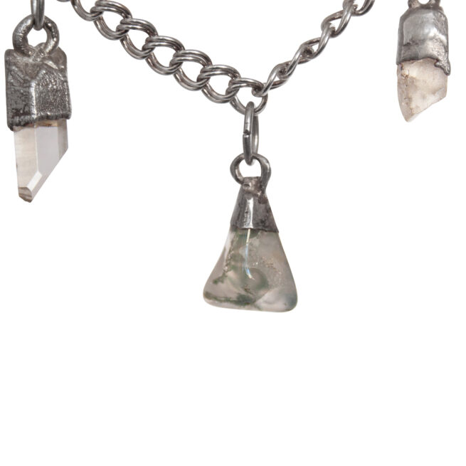 Four-Stone Crystal Charm Bracelet - Image 2