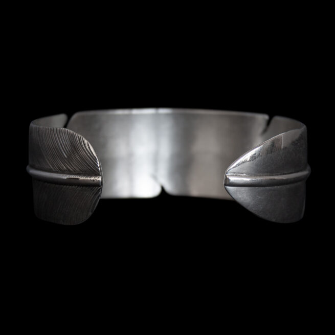 Lena Platero Silver Feather Bracelet - Image 6