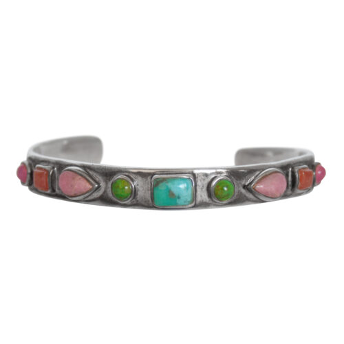 Nine-Stone Multicolour Navajo Bracelet
