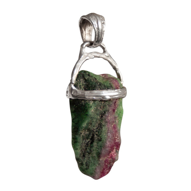 Ruby Zoisite Sterling Silver Pendant - Image 3