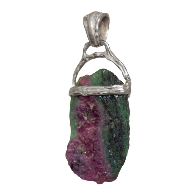 Ruby Zoisite Sterling Silver Pendant - Image 4