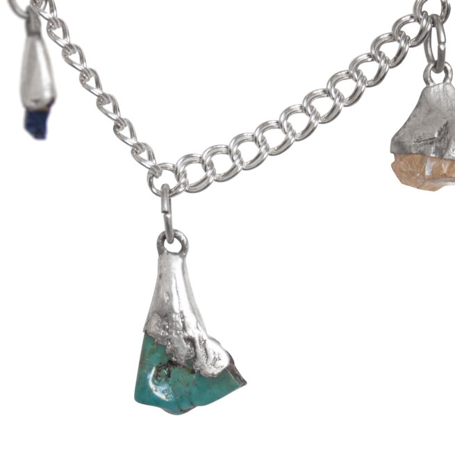Seven-Stone Crystal Charm Bracelet – Image 4