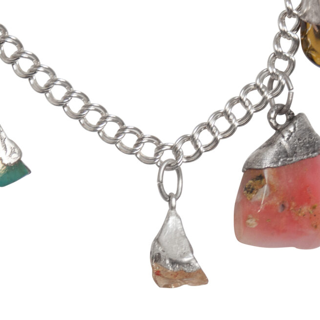 Seven-Stone Crystal Charm Bracelet – Image 3