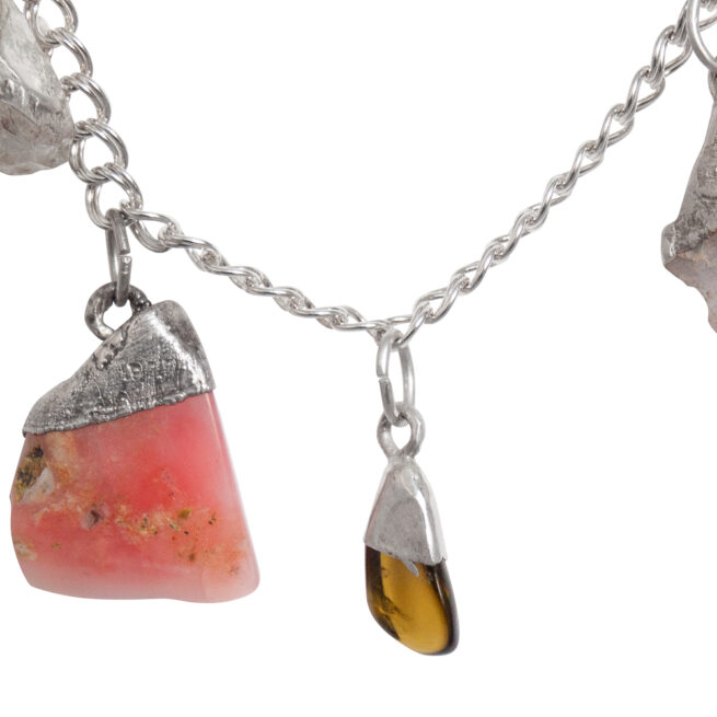 Seven-Stone Crystal Charm Bracelet – Image 2